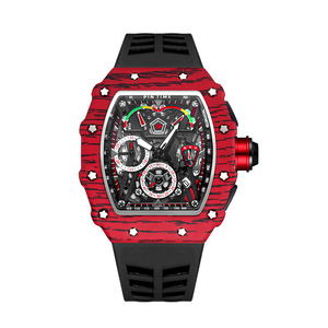 Reloj de cuarzo para hombre multifuncional <span class=keywords><strong>Miller</strong></span> calendario luminoso Comercio exterior cubo reloj de silicona - Product Image 3