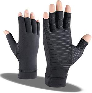 <span class=keywords><strong>Gants</strong></span> d'arthrite en cuivre pour hommes et femmes, manicle de soin adaptés aux ordinateurs - Product Image 2