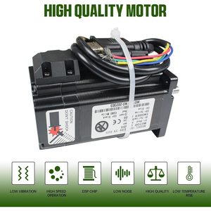 มอเตอร์ Nema24 3N วงปิดมอเตอร์88มม. ไดรเวอร์ไฮบริด5A 24-50V DC 60x60x88มม. เซอร์โว3NM - Product Image 4