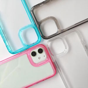 เคสโทรศัพท์มือถือ TPU แบบปรับแต่งได้สำหรับ <span class=keywords><strong>iPhone</strong></span> 17 PRO MAX 16 15 14 13 12อะคริลิคใส - Product Image 4