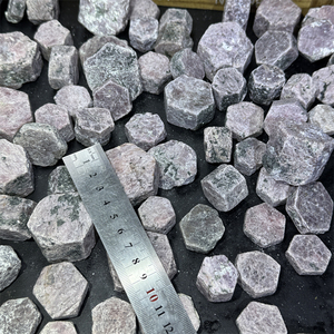 Cristal Hexagonal de Corindón Rubí Natural <span class=keywords><strong>en</strong></span> <span class=keywords><strong>Bruto</strong></span>, Fragmento de Geoda de Cristal Mineral, Espécimen Metafísico para Exhibición, Venta al por Mayor a Granel - Product Image 4