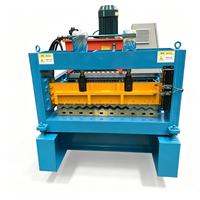 Ligne de production de tuiles de toiture en argile à double couche avec commande PLC entièrement automatique, machine à fabriquer des tuiles de toiture en argile