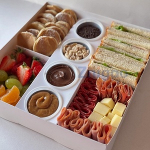 Boîte en carton ondulé personnalisée avec logo artisanal pour l'emballage de petits articles en papier, bonbons, pour mariage - Product Image 2