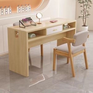 Dày lên đơn giản thời trang Nail Salon bảng Nền Kinh Tế Nhật bản duy nhất đôi ánh sáng sang trọng Net Đỏ kim loại sắt thiết kế hiện đại - Product Image 5