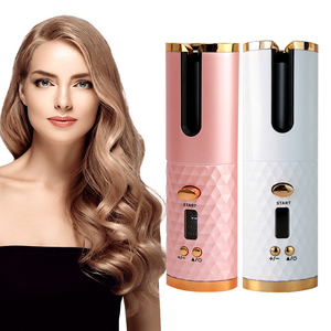 Wholesale Custom Wand <b>Cordless</b> Heated Hair <b>Curler</b> Professional Automatic Rotating Hair Iron for Hair - Product Image 1
