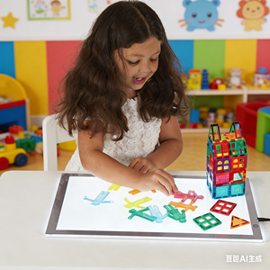 Table lumineuse sensorielle LED Montessori pour enfants, panneau lumineux d'apprentissage pour la maternelle, lumières sensorielles pour l'autisme - Product Image 1