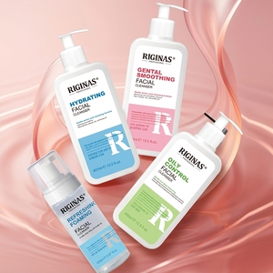Nettoyant visage en profondeur Riginas Private Label, nettoyant visage hydratant pour peaux normales - Product Image 2