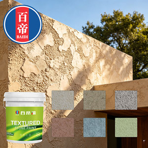 Pintura Acrílica para Paredes de Alta Adhesión, a Base de Agua, <span class=keywords><strong>con</strong></span> Textura, Ideal para Revestimiento Decorativo de Paredes Exteriores - Product Image 6
