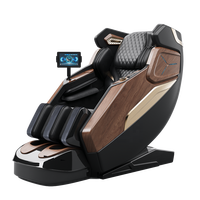 Meilleur fauteuil de massage électrique de luxe, corps entier, zéro gravité, massage Ghe, robot 4D, massage complet du corps, fauteuil de massage des pieds