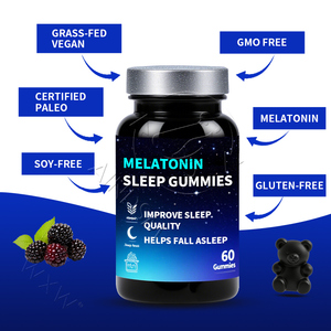 Gomas de dormir personalizables al por mayor caramelos de melatonina para dormir bien para relajarse y dormir - Product Image 5
