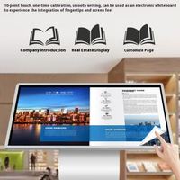 Écran tactile interactif Zhengfeng Intel Core I3, 32-55 pouces, SSD DDR4, Windows 10, panneau IPS, utilisation professionnelle, VGA 4 Go