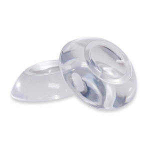 Butée de porte murale sans perçage en silicone transparent pour la sécurité des meubles et la quincaillerie domestique - Product Image 1