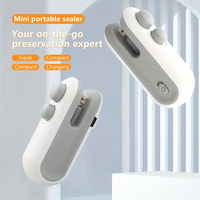 Mini Rechargeable deux-en-un sac thermoscellage Machine USB charge Snack sac étanchéité lame puce couteau sac en plastique outil