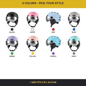 Casco <span class=keywords><strong>de</strong></span> esquí ligero al por mayor con 12 ventilaciones, carcasa <span class=keywords><strong>de</strong></span> ABS, forro <span class=keywords><strong>de</strong></span> felpa larga, casco <span class=keywords><strong>de</strong></span> snowboard abierto para adultos, 3 tallas, 8 colores, OEM ODM - Product Image 3