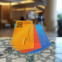 Tarjeta de Visita Mini NFC RFID 13.56MHz Personalizada, Resistente al Agua, para Pagos en Hoteles, Impresión de Alta Calidad