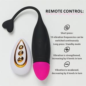 Yeni varış uzaktan kumanda titreşimli yumurta silikon kablosuz atlama yumurta kız Anal Plug vibratör erkekler için seks oyuncakları Masturbators - Product Image 3