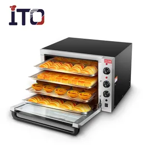 Commercial Hot Sale Big Size Convection Oven with 4 Trays