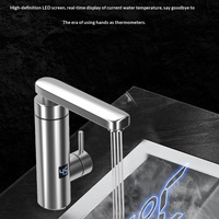 Chauffe-eau électrique instantané 3S en acier inoxydable 304, 3000W 220V, avec affichage numérique LED, robinet d'eau chaude domestique
