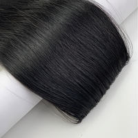 Extension de cheveux à clip sans trace, tissée à la main, avec patch latéral, cheveux Remy indiens, vente chaude