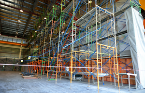<span class=keywords><strong>Échafaudage</strong></span>s mobiles télescopiques pliables pour la construction industrielle - Acier Q235 moderne, marque DAZHI, modèle DZ-48, utilisation hôtelière - Product Image 5