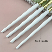 Usine OEM $ ODM Brosse à cils pour sourcils Brosse à sourcils mascara avec sac opp Brosse à sourcils blanche