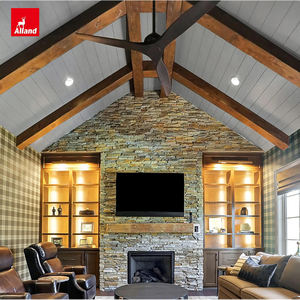 Vigas de <span class=keywords><strong>Techo</strong></span> Decorativas de Madera Natural <span class=keywords><strong>con</strong></span> Acabado Teñido, Forma Personalizada, Estilo Moderno, para Techos Curvos, de Allandgroup - Product Image 4