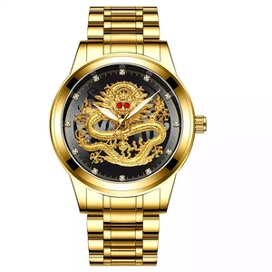 Gold Dragon – montre à Quartz de haute qualité pour hommes, montres décontractées en acier inoxydable, Top marque de luxe, Business, mode - Product Image 3