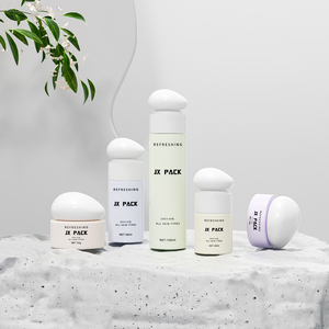 Sinh Thái Thân Thiện Chăm sóc Da Bao Bì 30 50 G 100 Ml Tùy Chỉnh Màu Xanh Lá Cây Kem Mỹ Phẩm Jar Và Kem Dưỡng Da Huyết Thanh Bơm Chai Bộ - Product Image 4