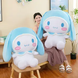 Sanrio Cinnamoroll Cartoon Cinnamoroll Groot-Oor Hond Knuffel Slaapkussen Groot Geschenk Sofa Decoratie Anime Pluche Speelgoed