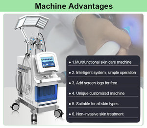 Bonne qualité <span class=keywords><strong>nettoyage</strong></span> en profondeur visage 4 pièces bouteilles conception diamant épurateur Jet <span class=keywords><strong>nettoyage</strong></span> du visage Peel 8 en 1 Hydra Dermabrasion Machine - Product Image 3