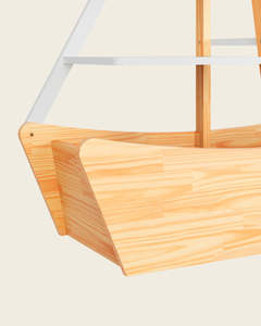 Armoire éducative Montessori en bois pour salon d'enfants salle à manger et utilisation extérieure océan Continental Design moderne pliable - Product Image 5