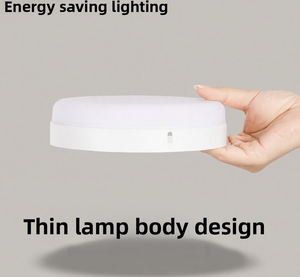 Modern Round & Square <b>Frameless</b> Surface Mount LED Light No <b>Frame</b> Ceiling Light Ultra Thin Commercial Office Indoor Mall - Product Image 4