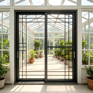 Deioux Hot Sale Aluminum Frame Glass Sliding Door with Hurricane Resistant Glass for Outdoor Use Factory Direct Price - Product Image 1