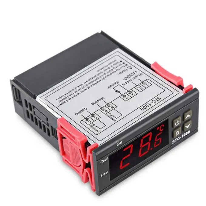 Wholesale Wholesale STC-1000 12V 24V AC110-220V Aquarium Incubator Digital Temperature Controller Switch Refrigeration Heating T