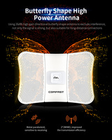 Antenne CPE sans fil extérieure Comfast haute puissance 5 GHz 900 Mbps pour pont WiFi point à point CCTV au meilleur prix