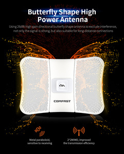 Antenna CPE Wireless Esterna ad Alta Potenza 5GHz 900Mbps per CCTV, <span class=keywords><strong>Bridge</strong></span> WiFi Punto a Punto al Miglior Prezzo - Product Image 4