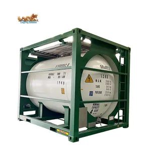 7600L DNV 2.7-1 Standard 10ft Lifting Offshore Frame UN T11 316L Stainless Steel Tank Container