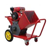Picadora de Alimento para Animales Móvil 0.4-1T/H - Cortadora de Césped Eléctrica o Diésel Opcional, Trituradora de Paja de 8HP con Motor Diésel para Pequeñas y Medianas Empresas Agrícolas