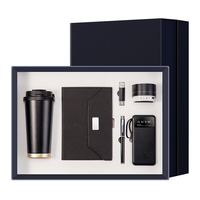 FXD81-6 Ensemble Cadeau d'Entreprise Personnalisé de Luxe Tasse Sous Vide Cahier Kits Exécutifs Ensemble Cadeau Promotionnel d'Affaires avec Boîte
