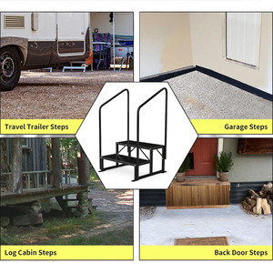Escaleras Móviles para Casa Rodante <span class=keywords><strong>de</strong></span> 2 Peldaños con Dos Pasamanos - Product Image 6
