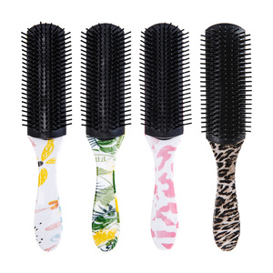 Wanmei Hair Comb Nine <b>Row</b> Massage Volumizing Multifunction For General Population With <b>Water</b> Transfer Printing - Product Image 1