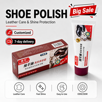 Cera para Zapatos de Cuero Hei Niu Natural Nutritiva de 70g, Aceite de Oveja Black Bull, Fácil de Limpiar para el Cuidado Diario, Venta al Por Mayor