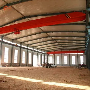 Edificio de estructura de acero prefabricado moderno de KLASS, almacén prefabricado/taller/hangar de avión/material de construcción de oficina