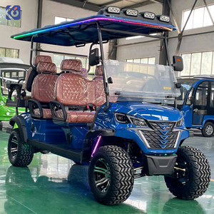 Voiturette de golf CAMP 6 places, moteur AC 7 kW, batterie lithium-ion, buggy de golf tout-terrain surélevé - Product Image 2