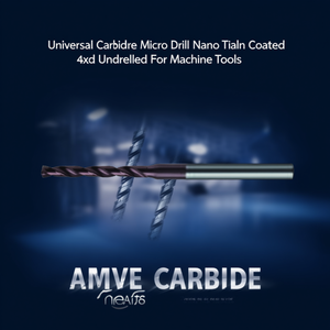 Universal Carbide <b>Micro</b> Drill Nano Tialn Coated 4Xd Undrilled For <b>Machine</b> Tools - Product Image 3