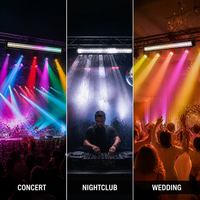 Luz móvil LED de haz ACME Xp-500 Stagelight usada, luz de haz ACME de segunda mano para DJ, discoteca, bodas, clubes, conciertos y eventos
