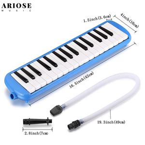 Melódica de <span class=keywords><strong>Teclado</strong></span> de Piano Azul de 32 Teclas Personalizada, Instrumento de Viento ABS Económico de Fábrica China, Accesorios para Instrumentos Musicales - Product Image 3