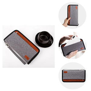 <span class=keywords><strong>Pasaporte</strong></span> de viaje, BILLETERA, fundas para <span class=keywords><strong>pasaporte</strong></span>, bloqueo RFID, soporte para <span class=keywords><strong>pasaporte</strong></span> familiar, organizador de documentos de viaje impermeable - Product Image 3