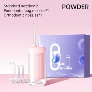 휴대용 전기 <span class=keywords><strong>Pik</strong></span> 치실 치아 청소 장치 구강 세척기 Waterflosser 플라스틱 RV 워터 플로서 용 배터리 작동 - Product Image 6