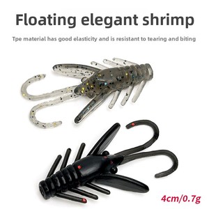 Hameçon flottant pour crevettes, style <span class=keywords><strong>crevette</strong></span> artificielle, appât souple, mini-jig, micro-appât - Product Image 5